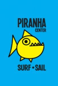 Piranha Center logo e sfondo