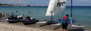 vela catamarano e moto d'acqua a santa teresa di gallura